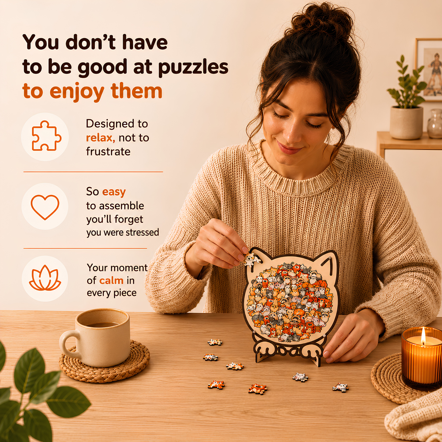 Fuzzle™ Anti-Stress Puzzle